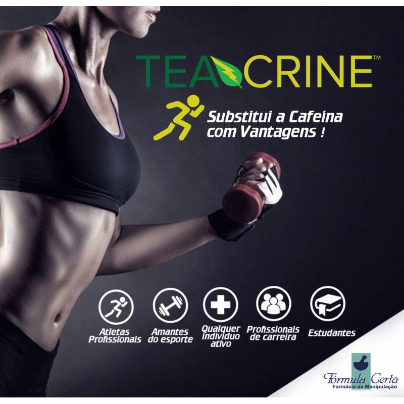 TEACRINE: SUBSTITUTO DA CAFEÍNA COM VANTAGENS!
